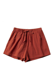 Casual Linen Gym Shorts