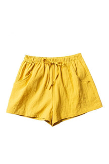 Casual Linen Gym Shorts