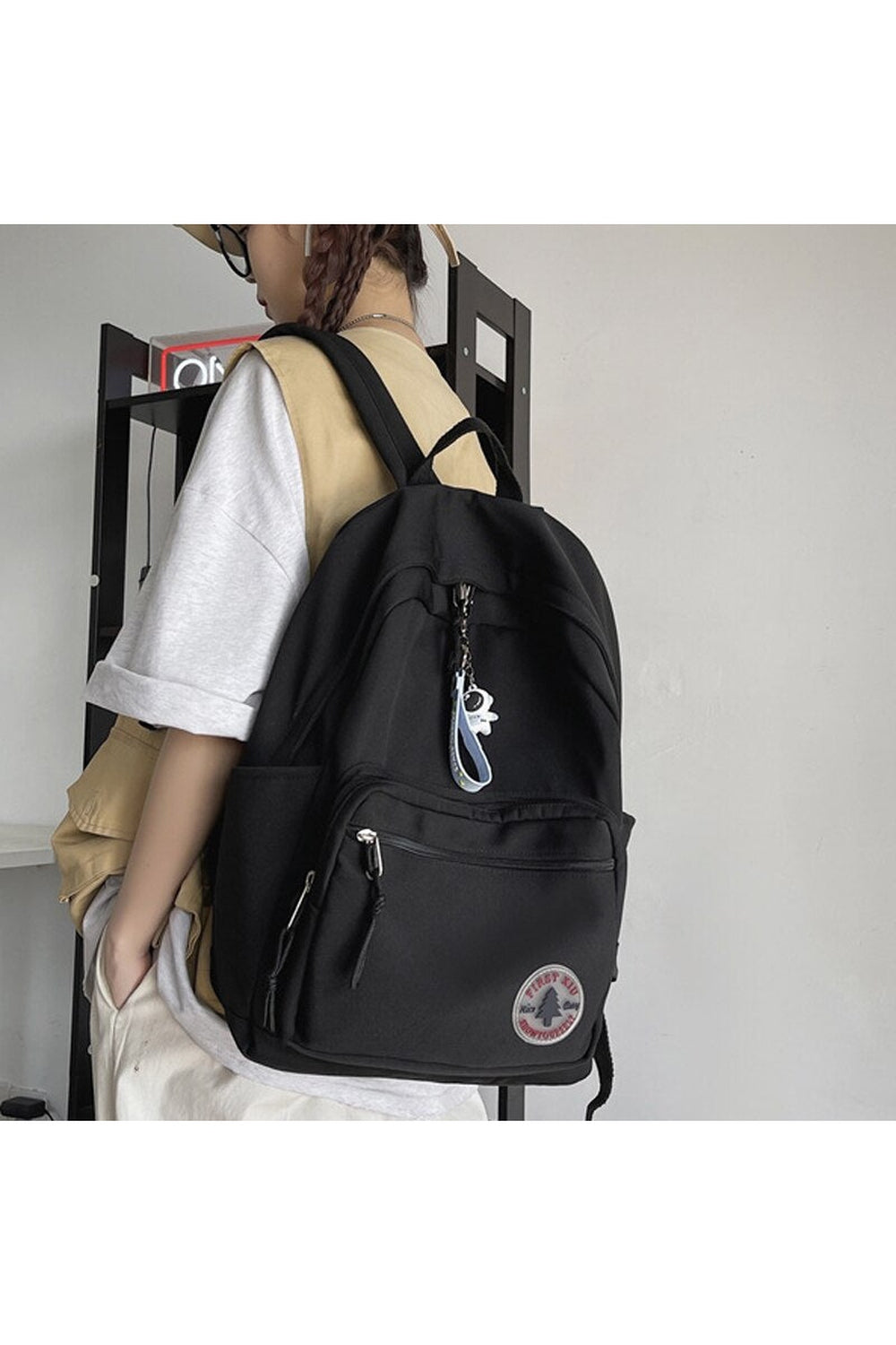 Casual Nylon College Backpack