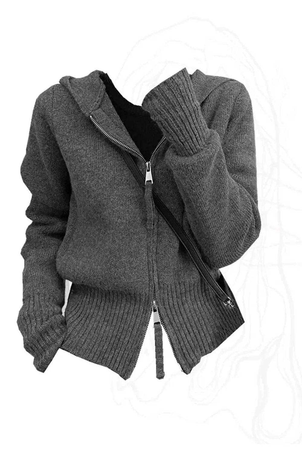 Fall Acubi Solid Cardigan