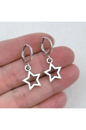 Celestial Charm Hoops Earrings