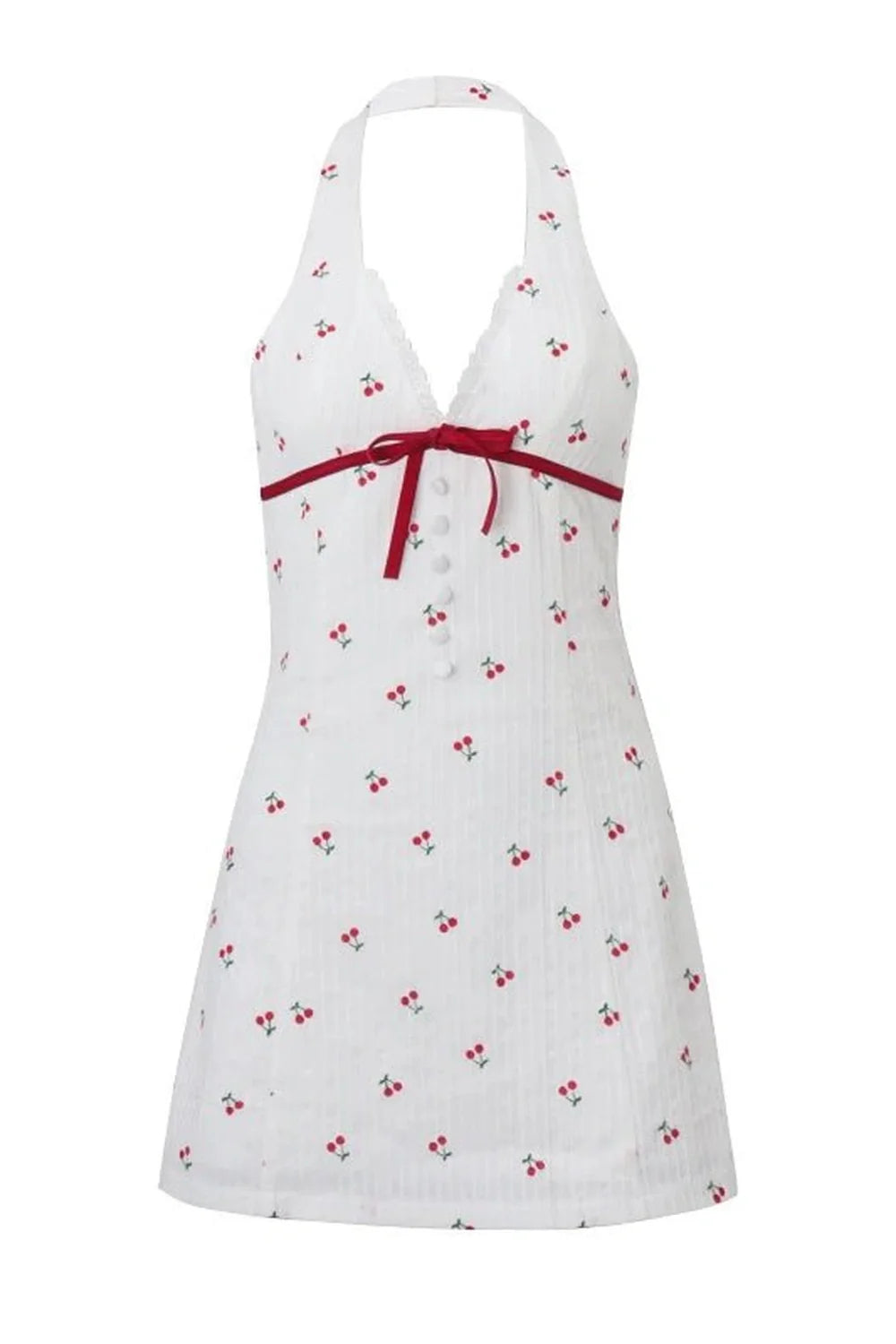 Cherry Blossom Halter Dress