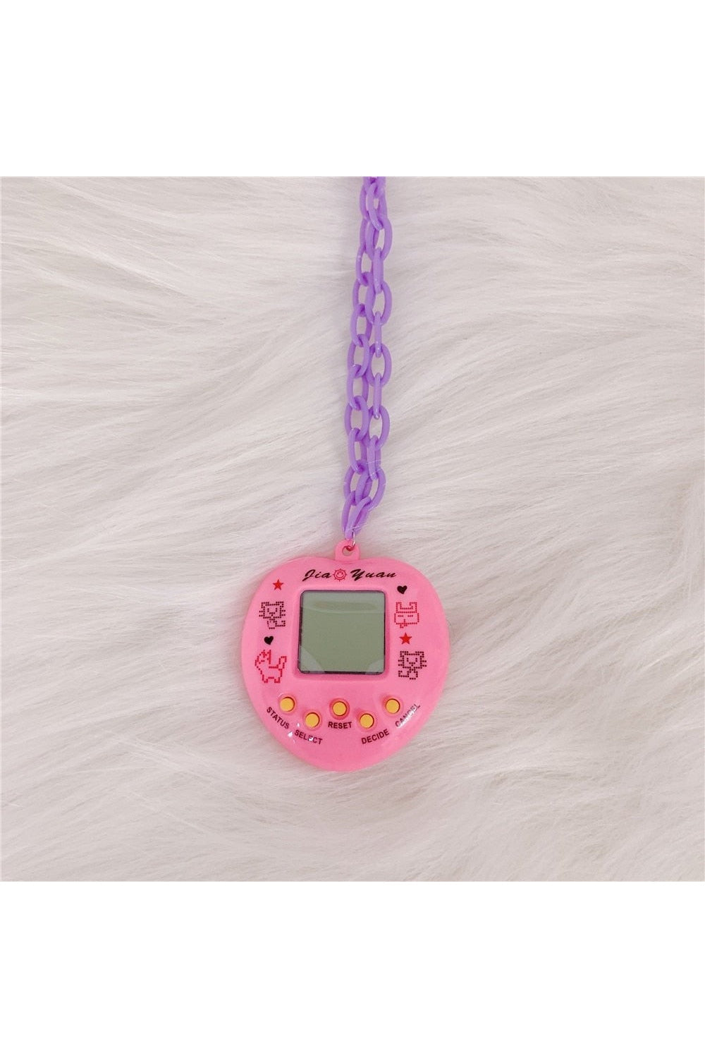 Childlike Tamagotchi Necklace