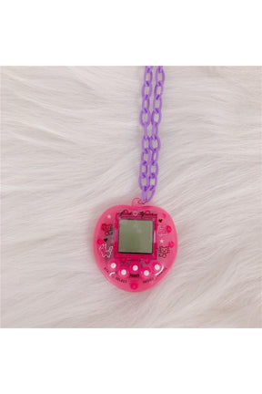 Childlike Tamagotchi Necklace