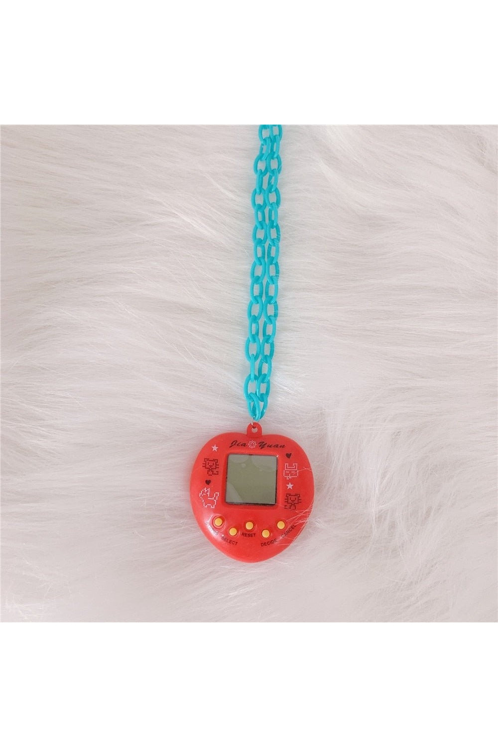 Childlike Tamagotchi Necklace