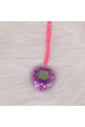 Childlike Tamagotchi Necklace