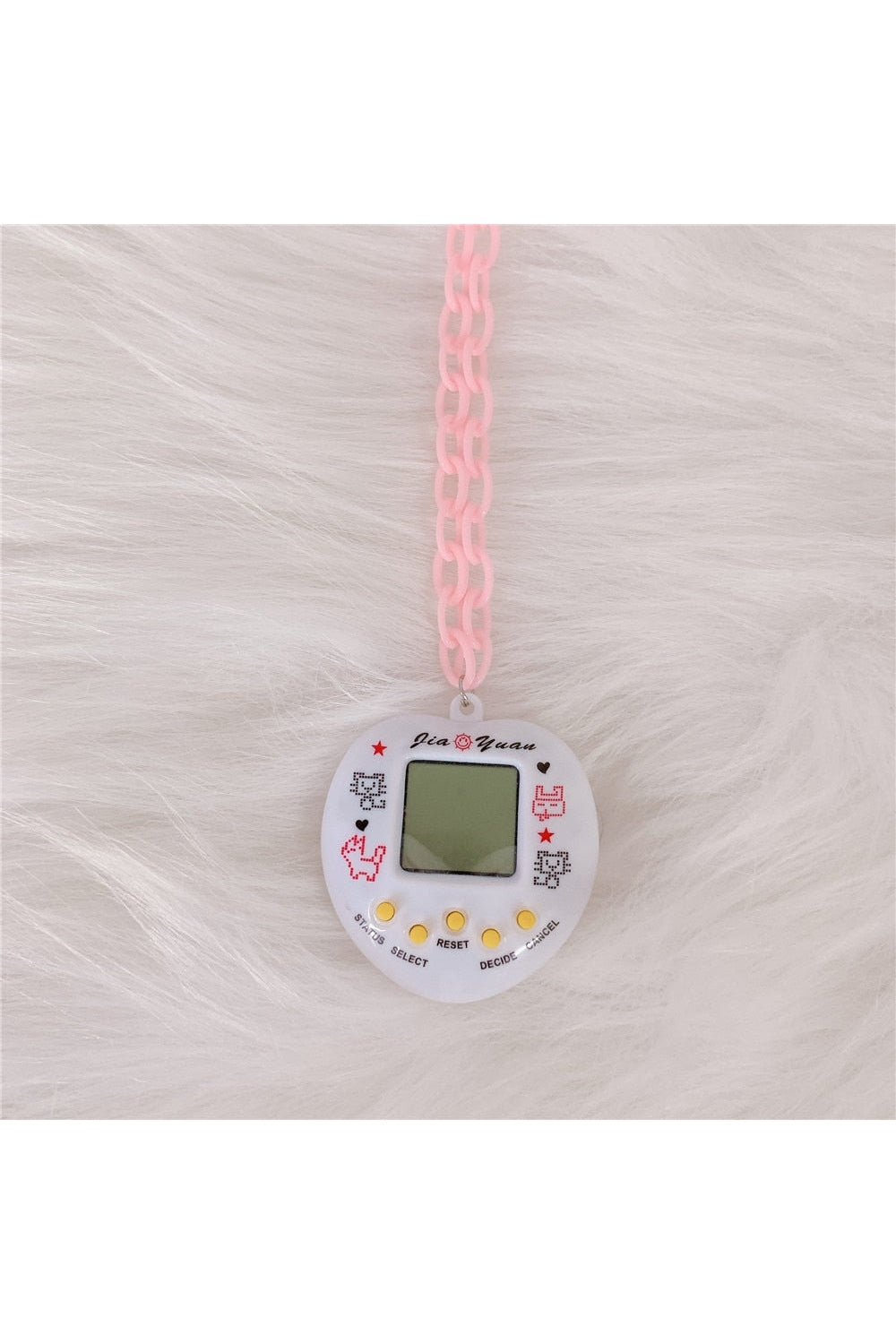 Childlike Tamagotchi Necklace