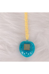 Childlike Tamagotchi Necklace