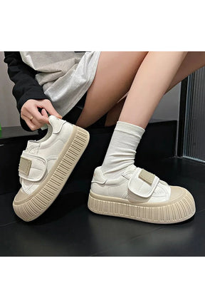 Chunky Velcro Platform Sneakers