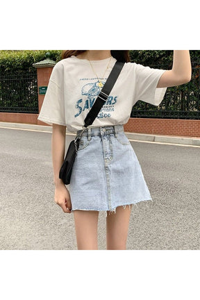 Classic Denim Mini Skirt