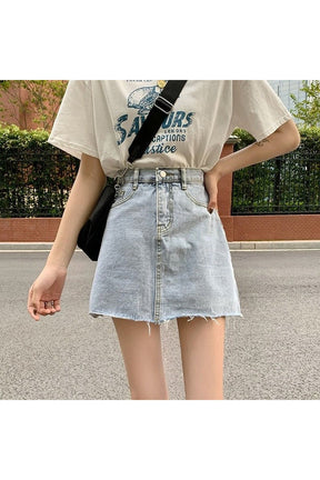 Classic Denim Mini Skirt