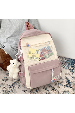 College Fashion Pastel Backpack