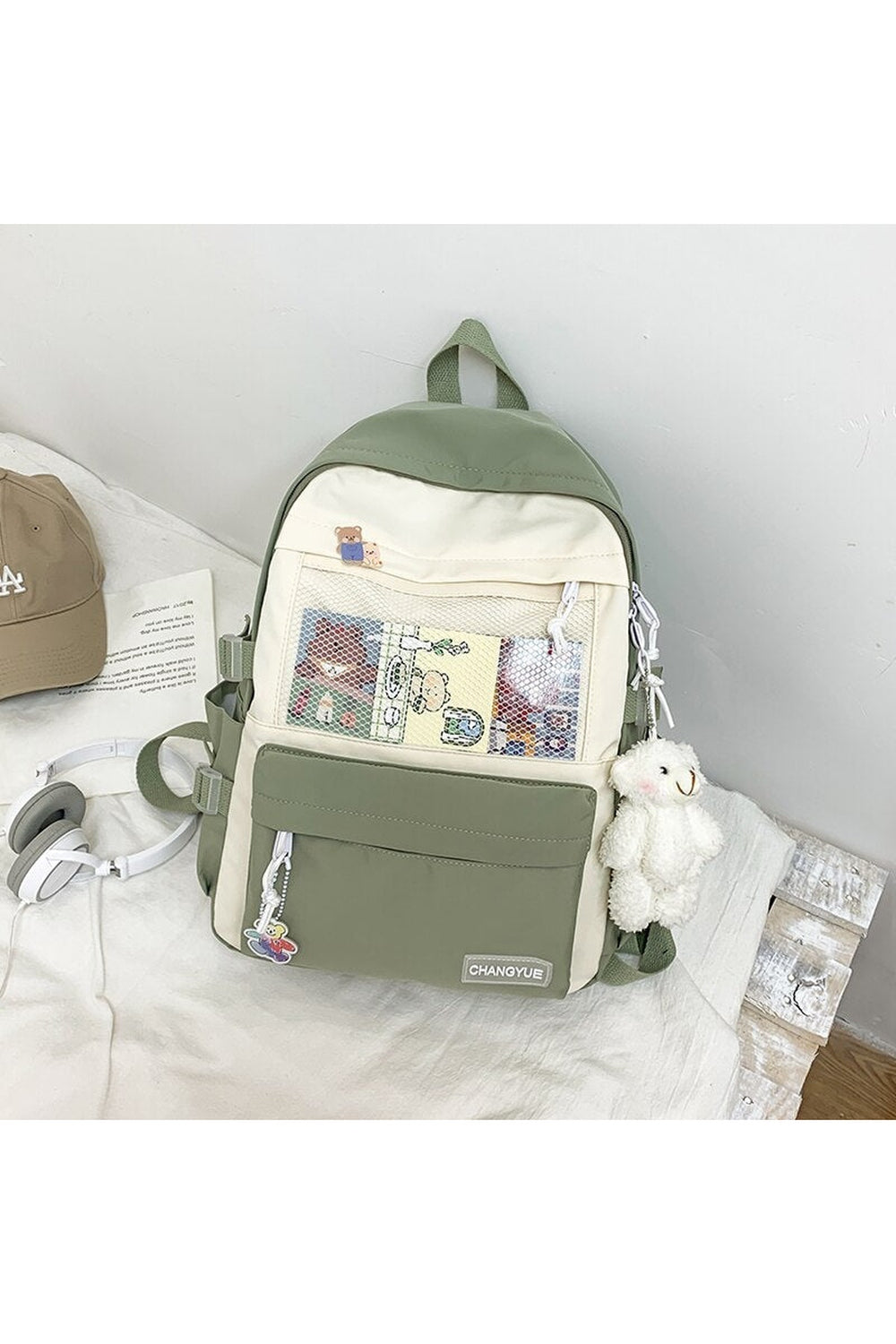 College Fashion Pastel Backpack