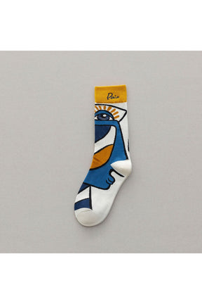 Colorful Cartoon Creative Socks