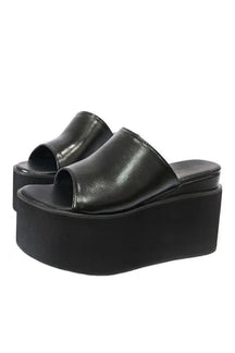 Comfy Wedge Open Slippers