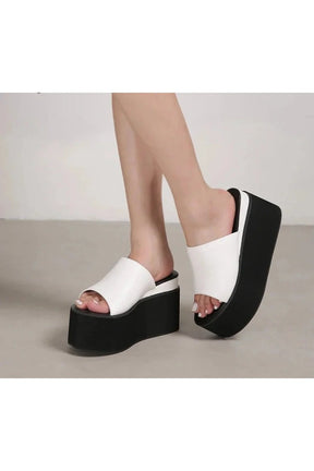 Comfy Wedge Open Slippers