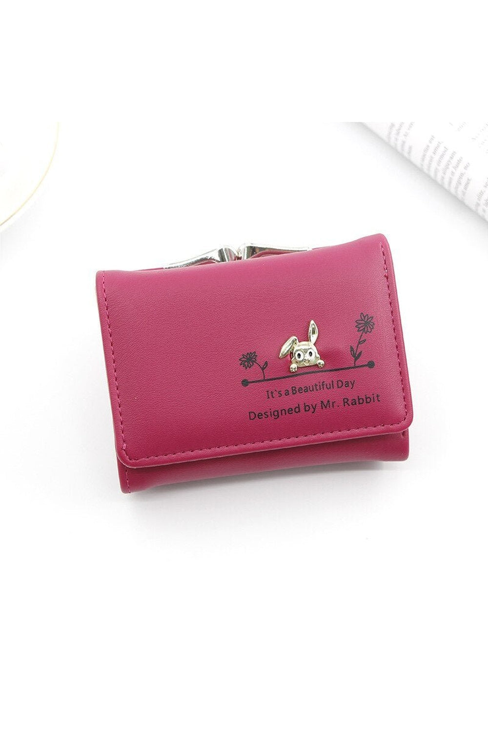 Chic Coquette Cute Wallet in T428 Rose color.