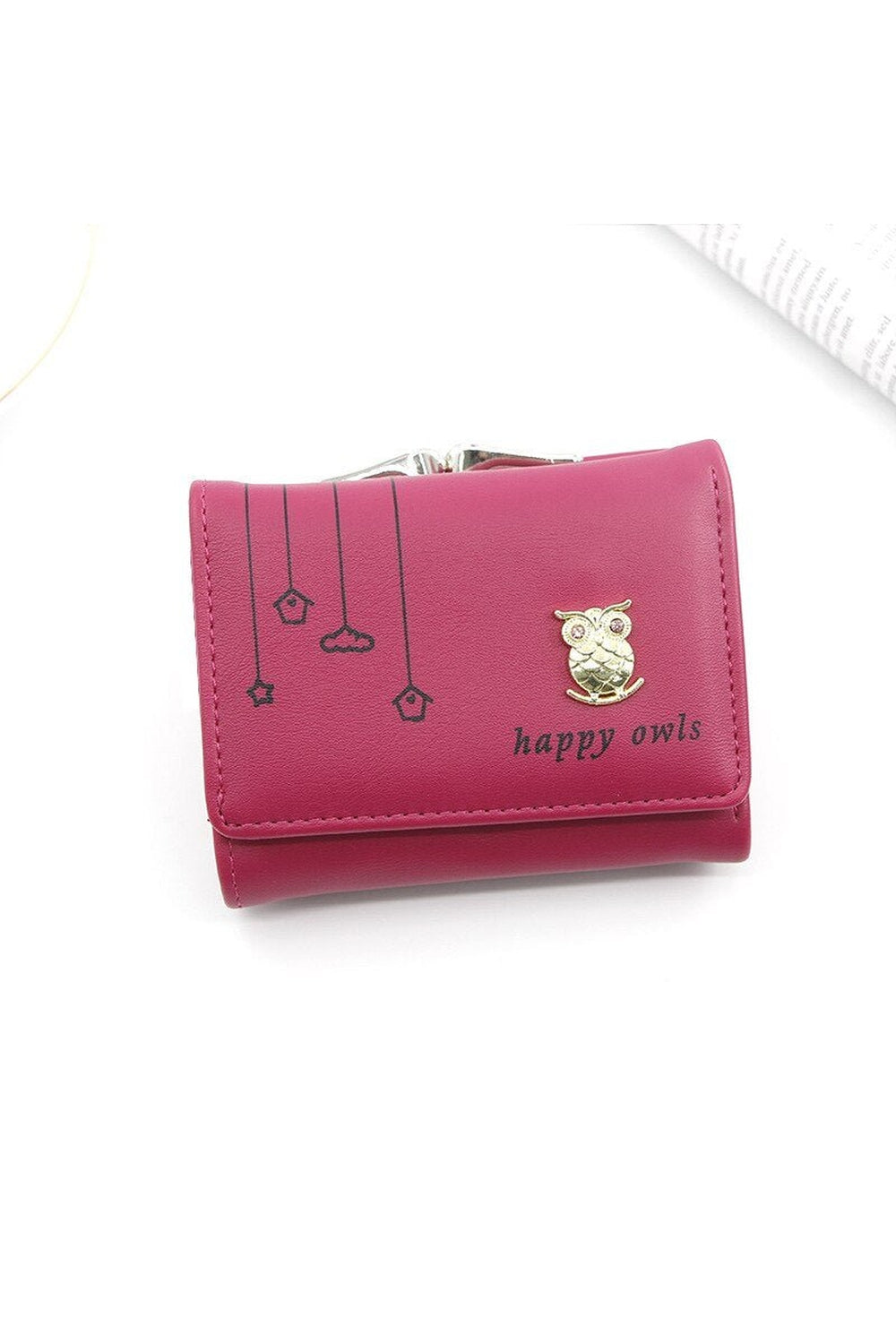 Cute Coquette wallet in lovely rose color.