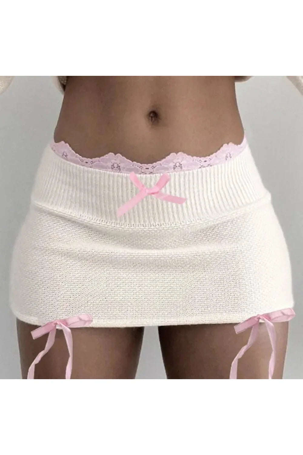 Coquette Lace Knitted Ballet Skirt