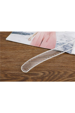 Coquette Pearl Transparent Belt