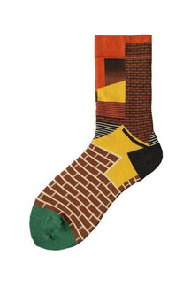 Cotton Abstract Art Socks