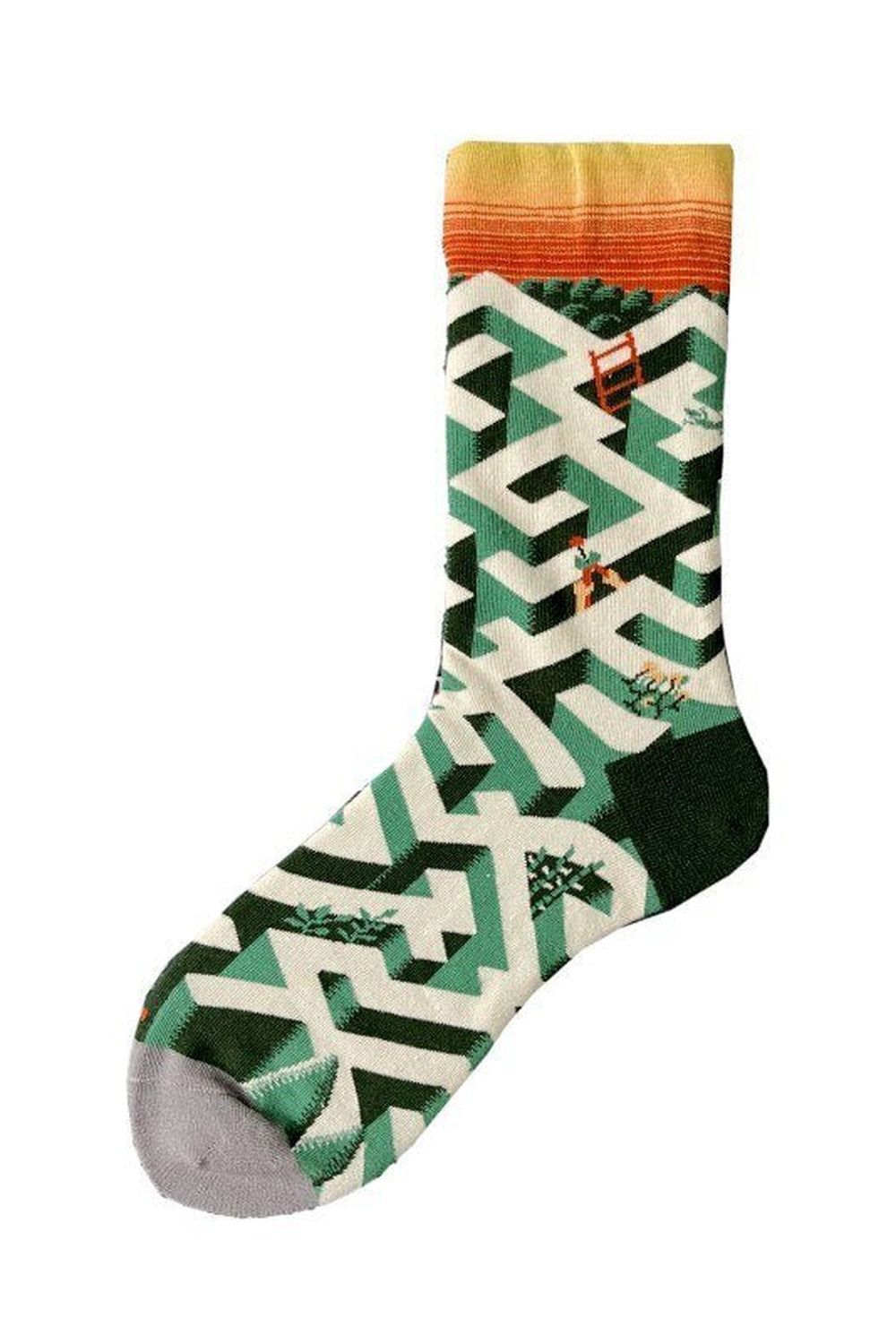 Cotton Abstract Art Socks