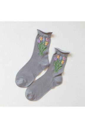 Cotton Art Hoe Socks