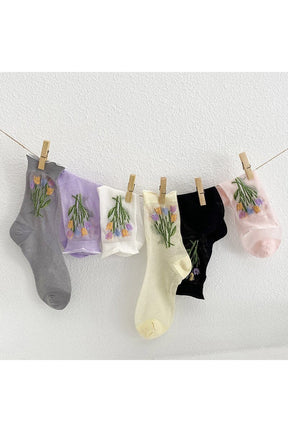 Cotton Art Hoe Socks