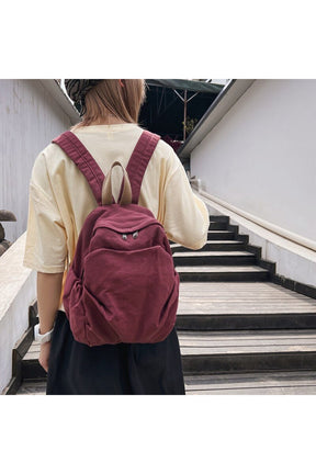 Cotton Black Travel Backpack