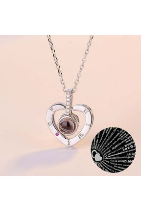 Crystal Heart Goth Necklace 20: Stunning accessory.