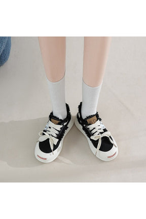 Cut Casual Canvas Shoes