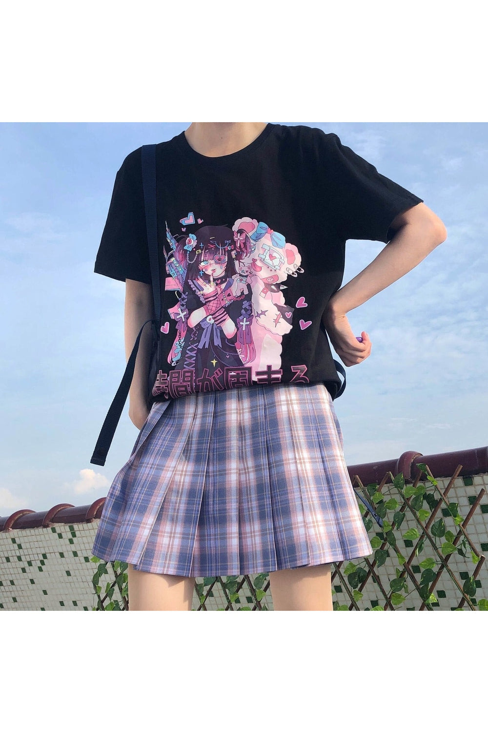 Cute Anime Gothic T-shirt