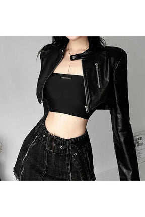 Fall Cyber Gothic Y2K Zipper Jacket