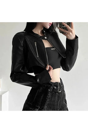 Fall Cyber Gothic Y2K Zipper Jacket