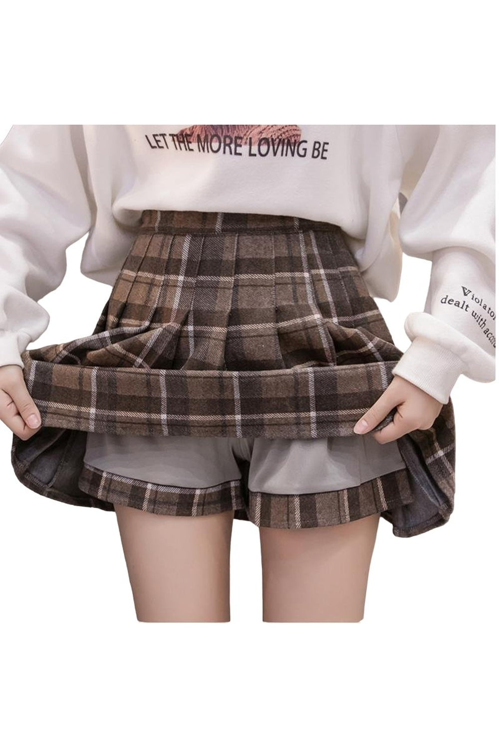 Dark Academia Autumn Skirt