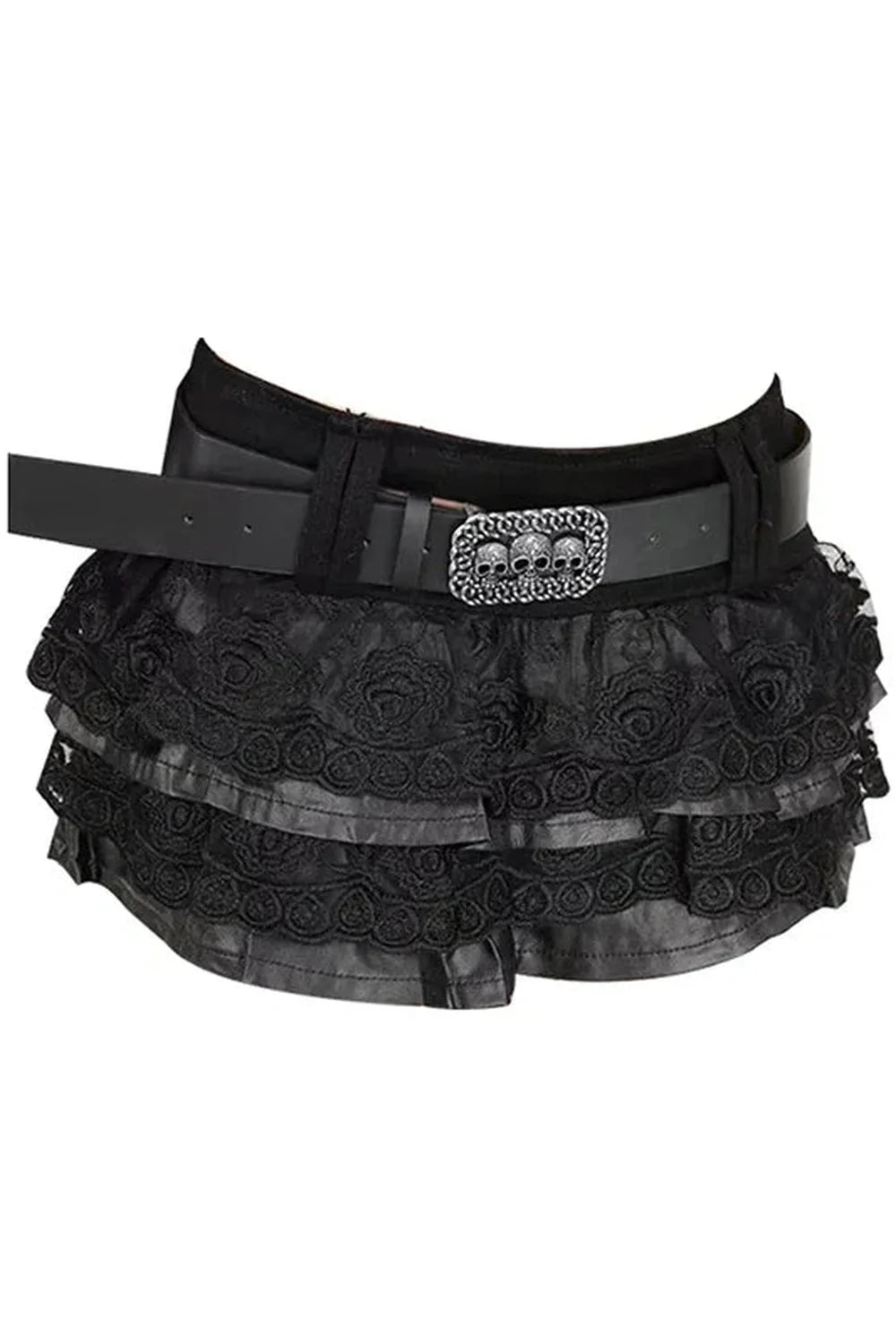 Dark Academia Lace Mini Skirt for elegant style.