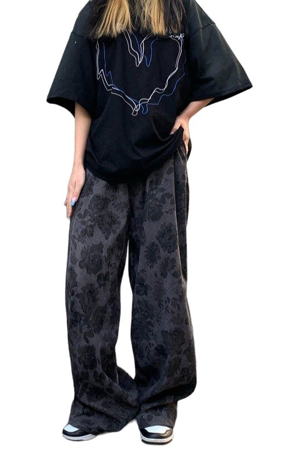 Gray Downtown Style Wide Leg Pants, chic and versatile.