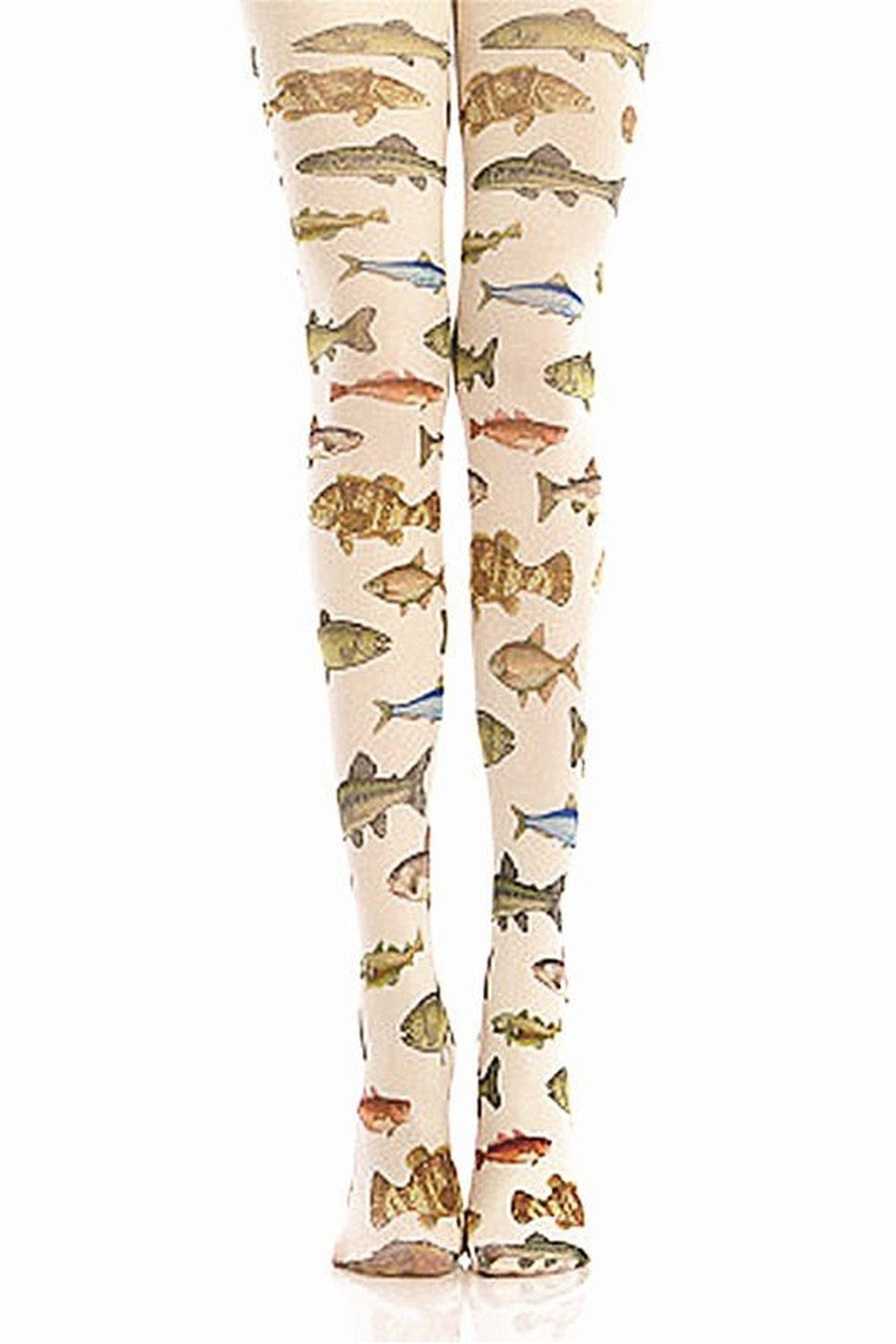 Dreamcore Fish Print Tights