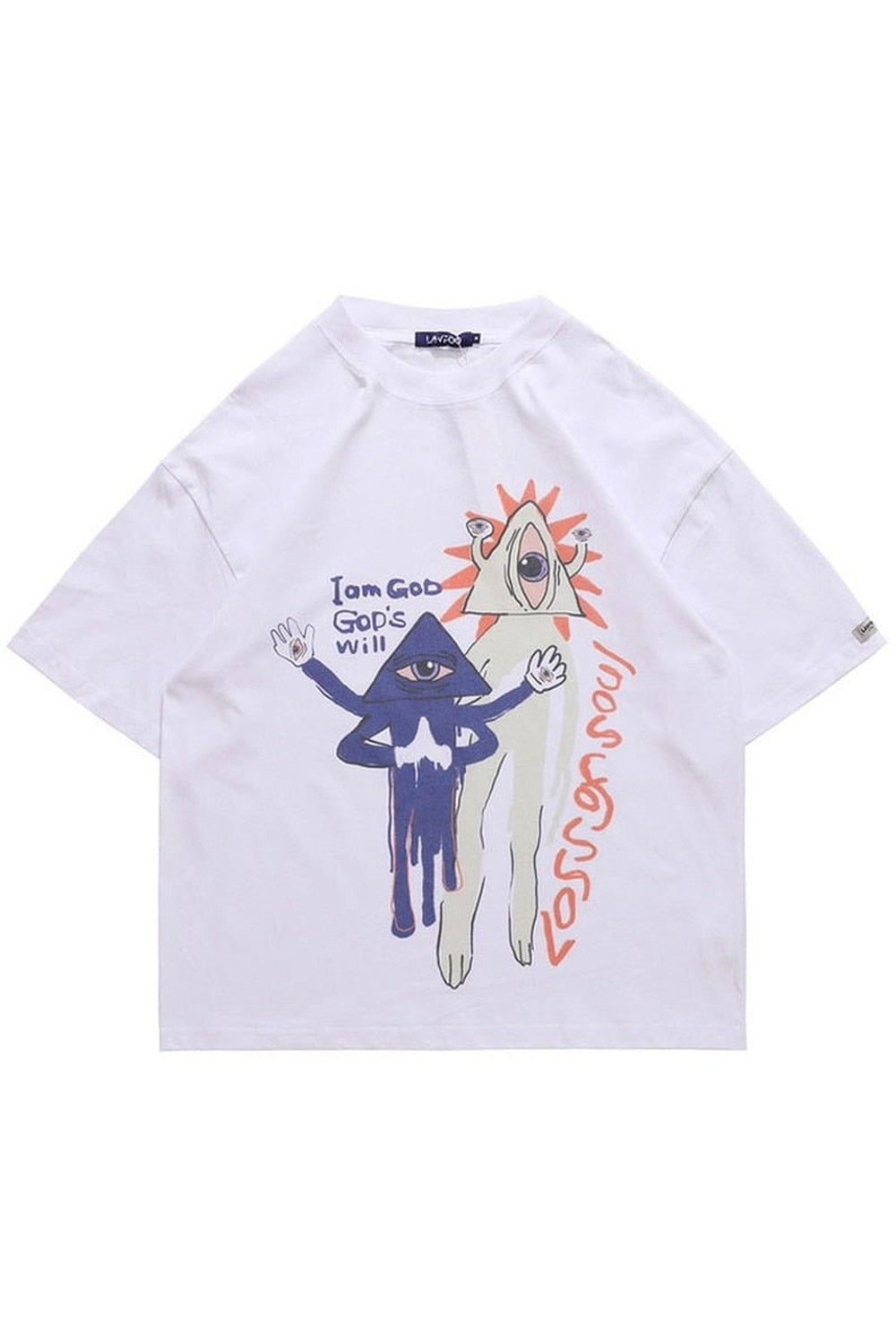 Stylish white Dreamcore Oversize T-Shirt for comfort.