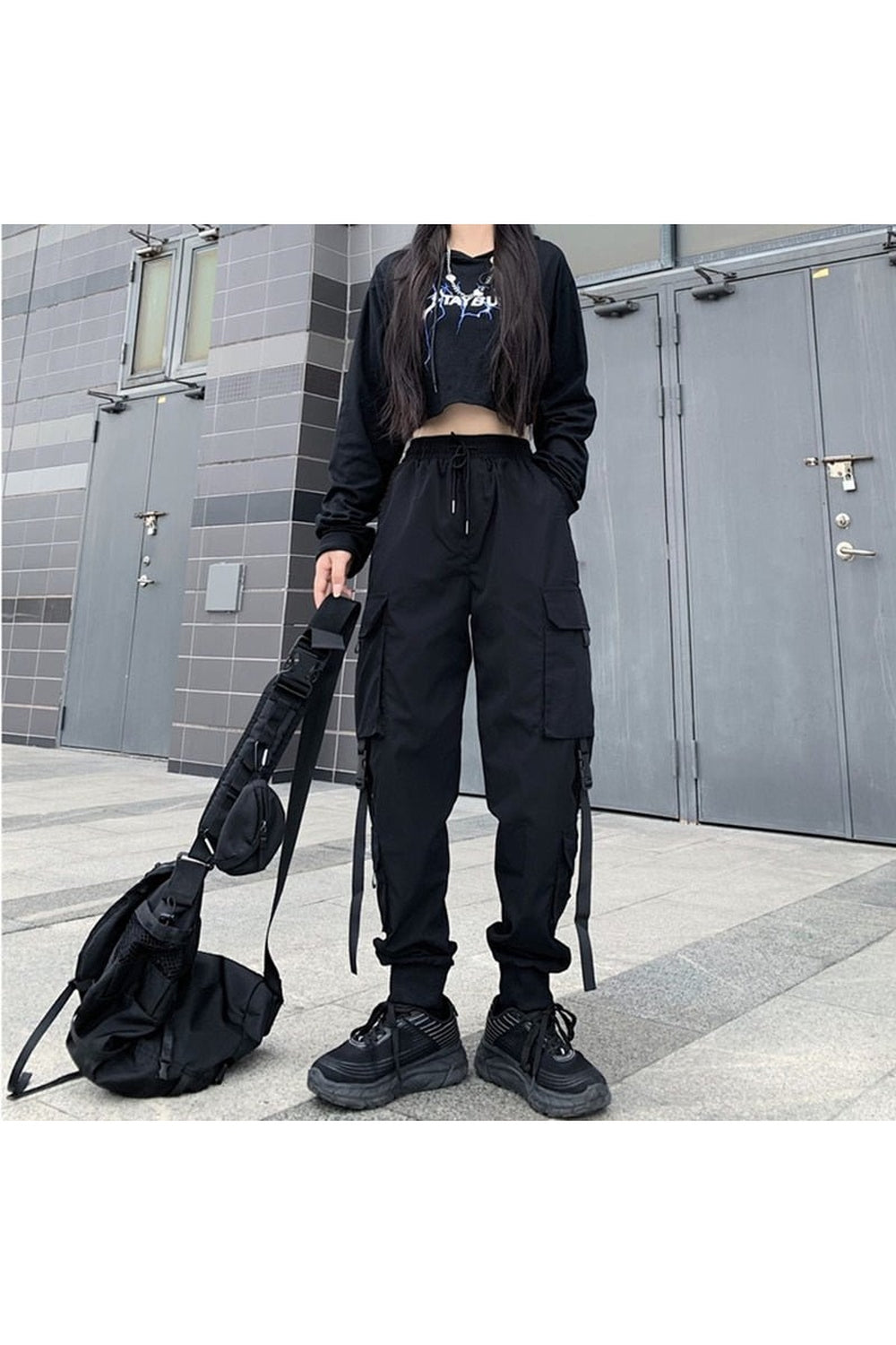 E-girl & Grunge Style Cargo Pants