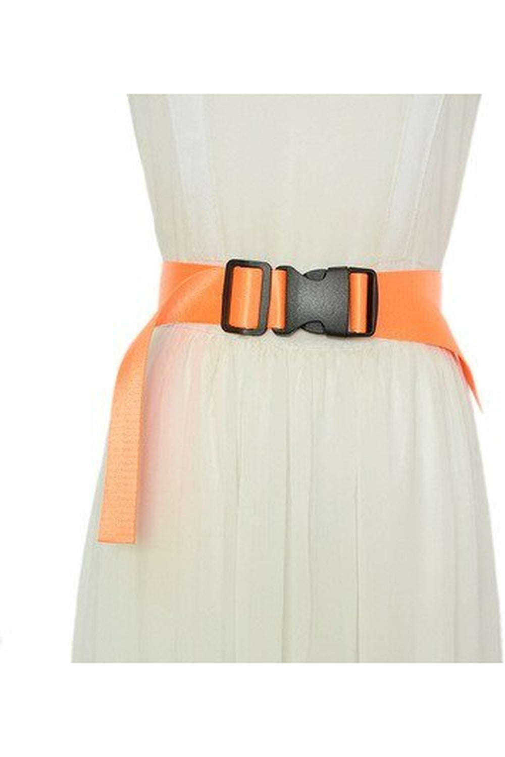 Stylish Egirl Fashion Casual Belt, 145cm orange.