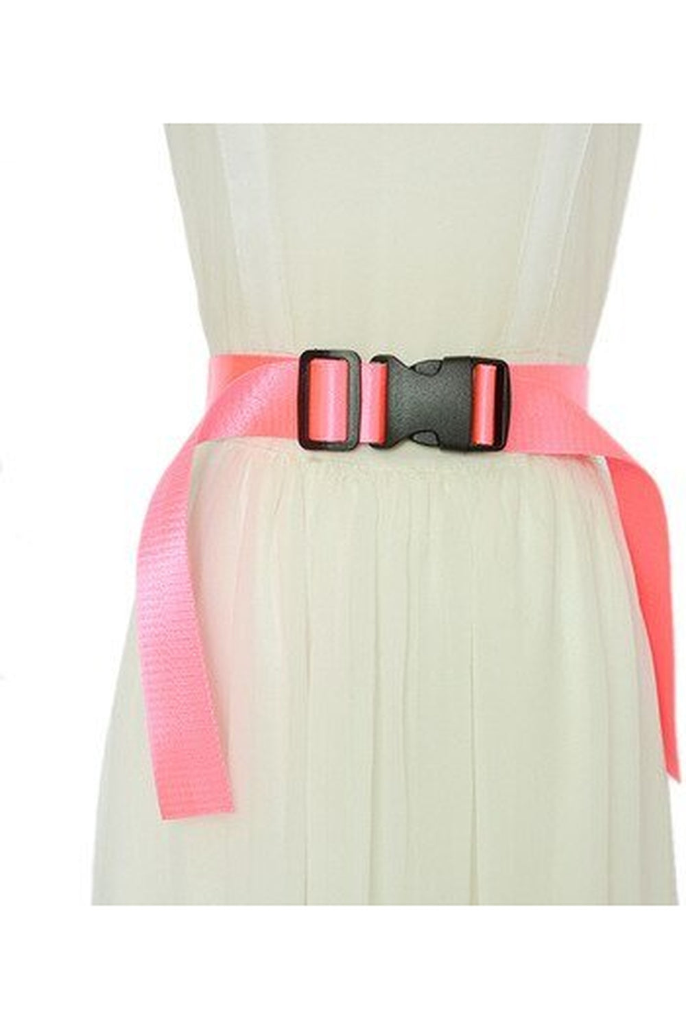 Stylish Egirl belt, 145cm pink, chic accessory.