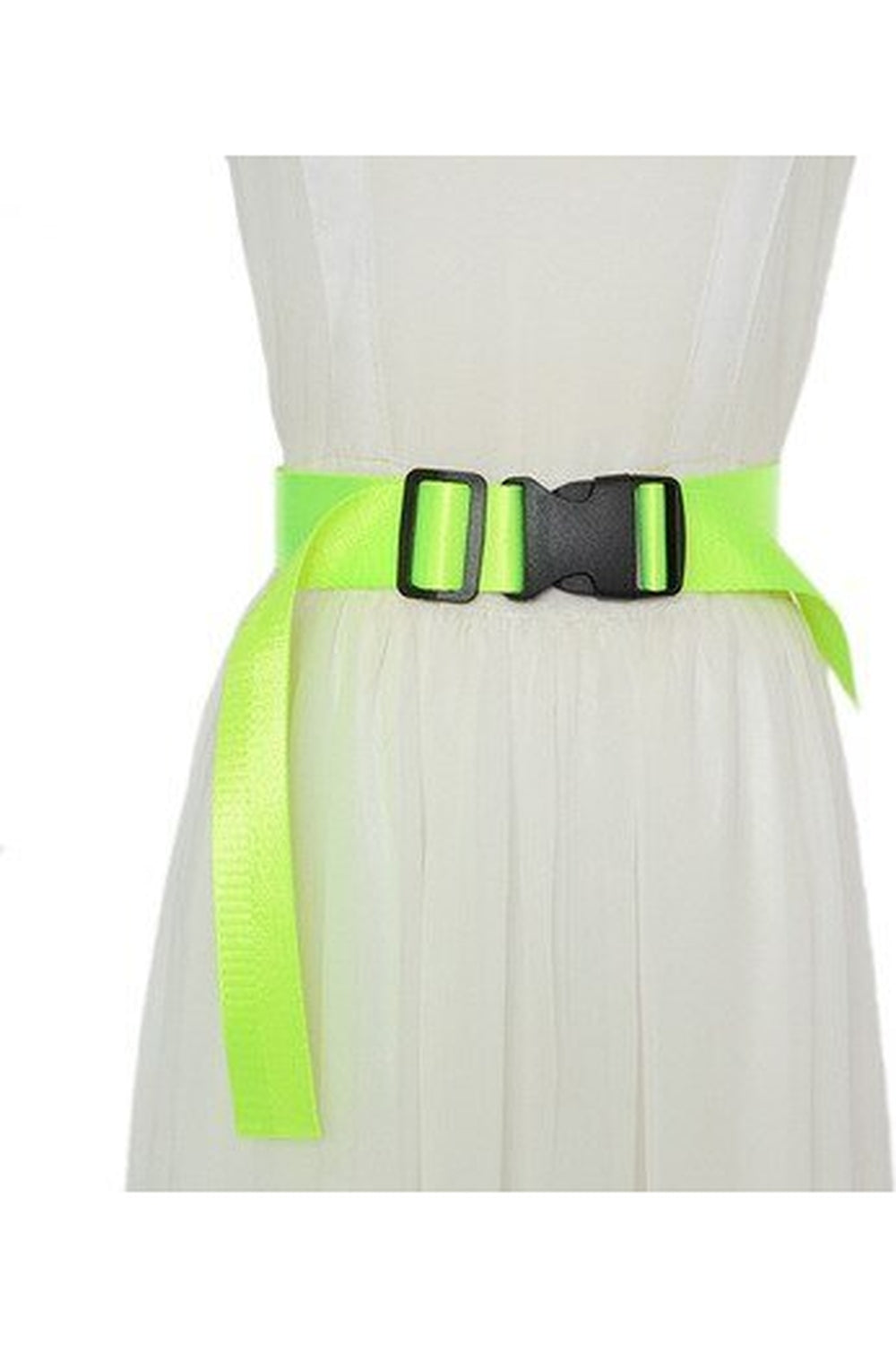 Stylish Egirl belt in vibrant 145cm green.