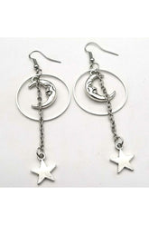 Egirl Moon and Stars Earrings