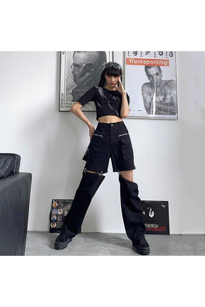 Egirl Style High Waist Pants