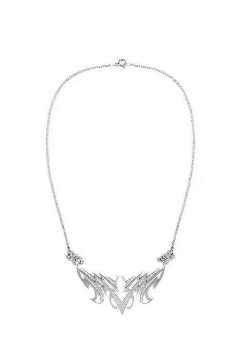 Edgy Egirl Style Metal Necklace - Default Title.