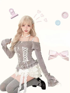 Enchanted Lace-Up Outfit Set