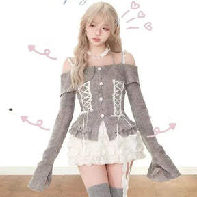 Enchanted Lace-Up Outfit Set