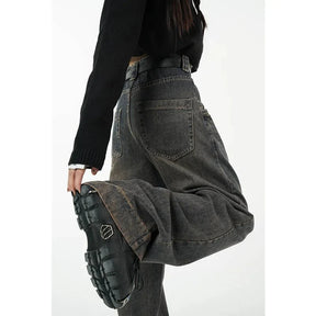 Faded Grunge Baggy Jeans