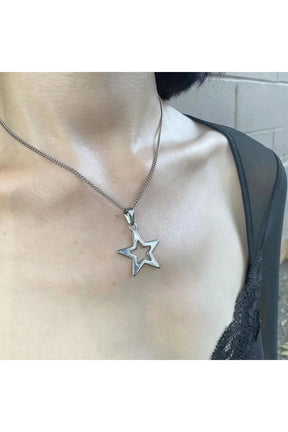 Fashion Chains Star Pendant Necklace